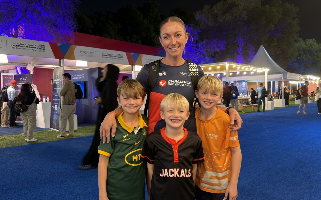 Tara Manson (38) wants to inspire her 5 boys to embrace Sport For Life